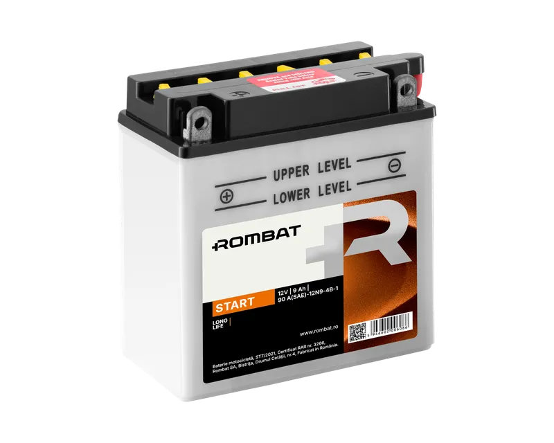12V - 8AH 90A 12N9-4B-1