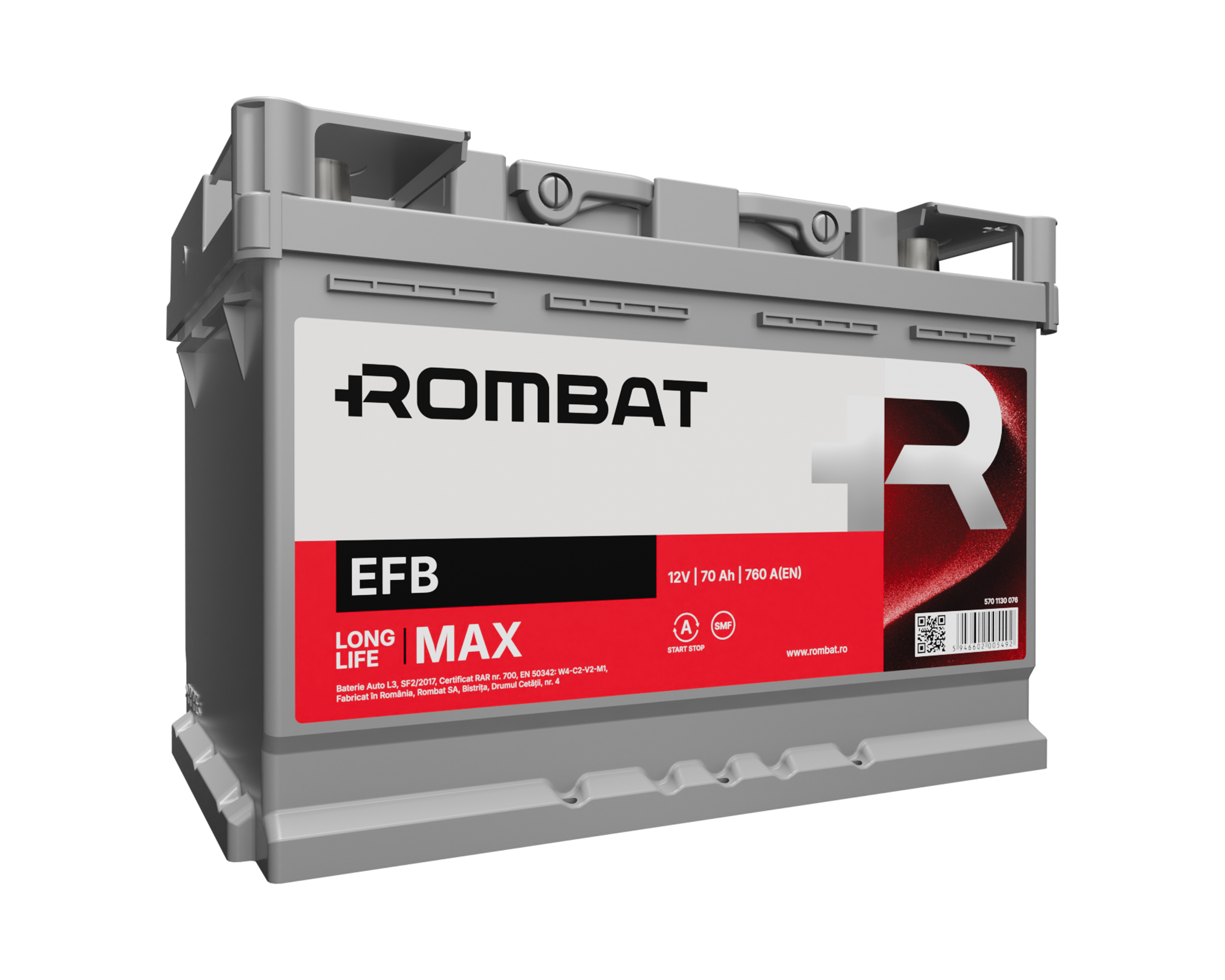 Baterie EFB 12V - 70AH 760A - Rombat