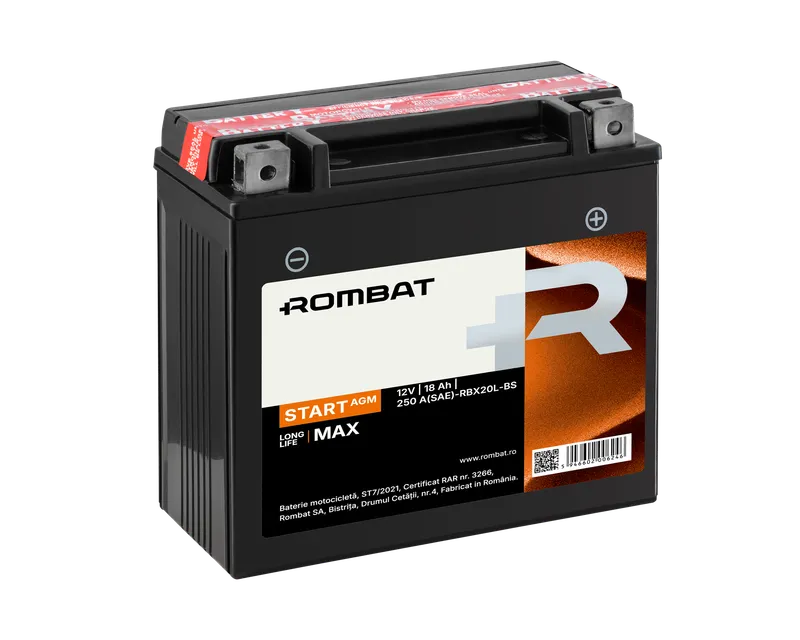 12V - 18AH 250A RBX20L-BS