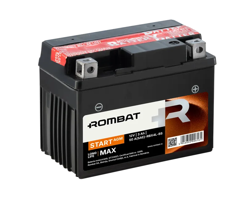 12V - 3AH 50A RBX4L-BS