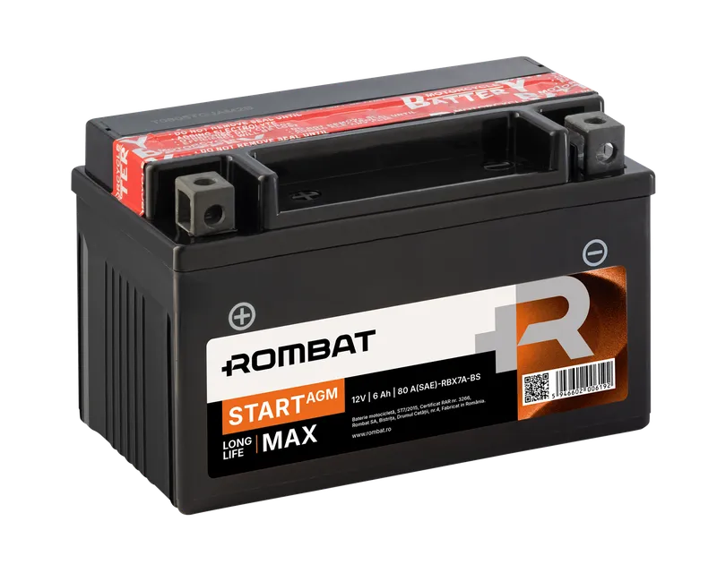 12V - 6AH 80A RBX7A-BS