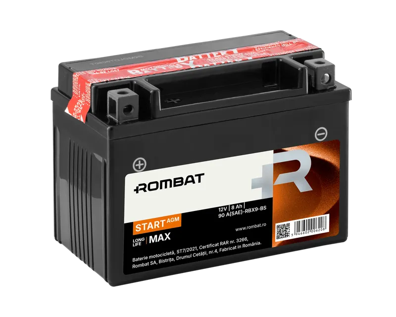 12V - 8AH 90A RBX9-BS