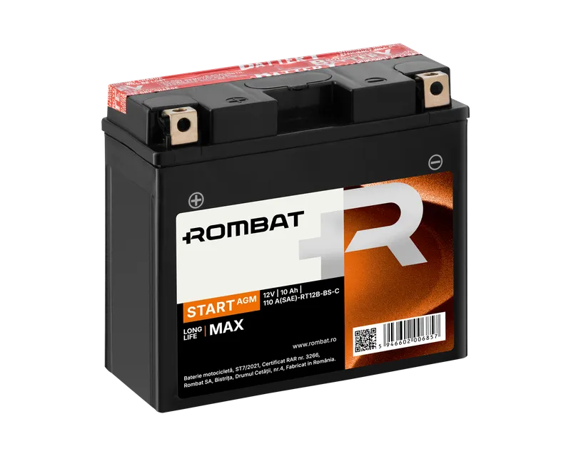 12V - 10AH 110A RT12B-BS-C