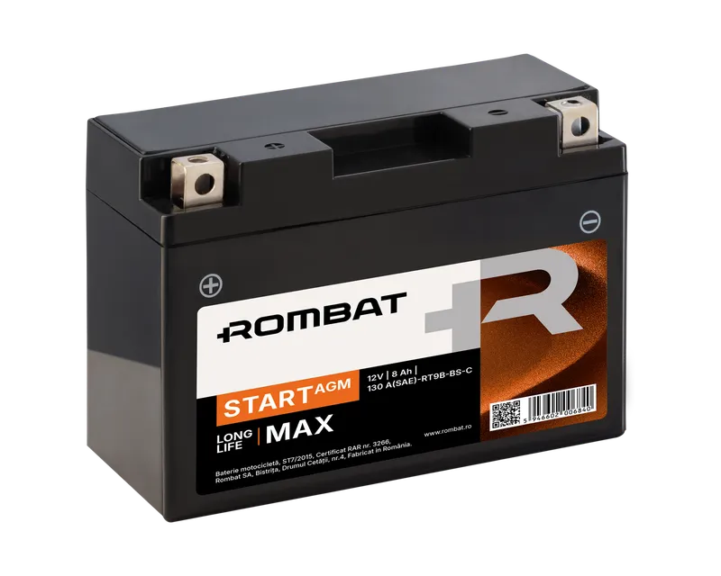 12V - 8AH 130A RT9B-BS-C